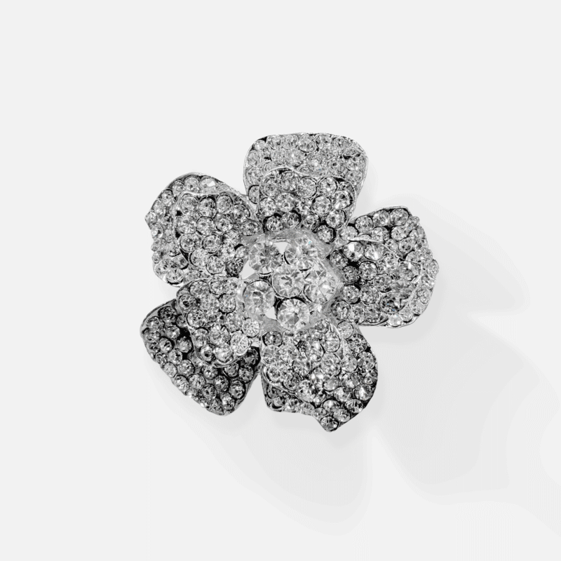 IMG_3095 Rhinestone Daffodil Brooch