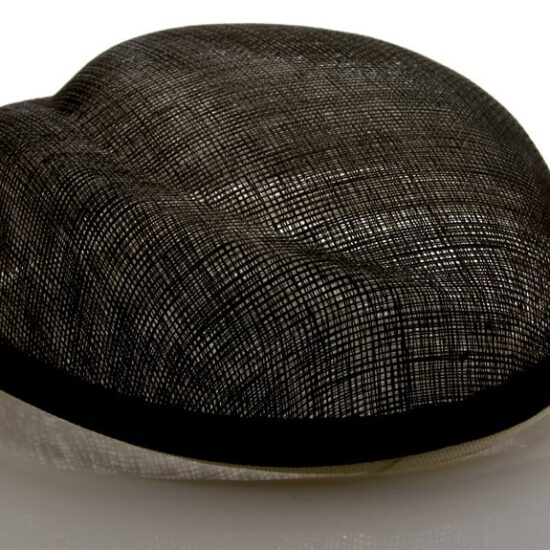Sinamay Asymmetrical Pillbox Hat Base