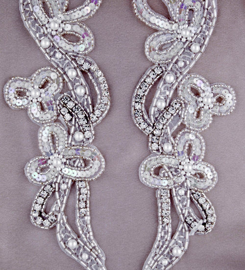 Cassandra Matching Rhinestone Applique