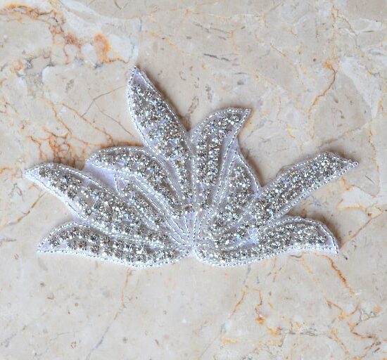 Rhinestone Sprout Applique (Iron-On)