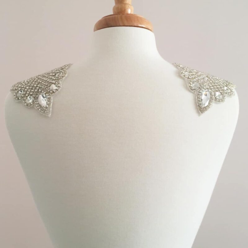 Spades Rhinestone Applique (Iron-On)