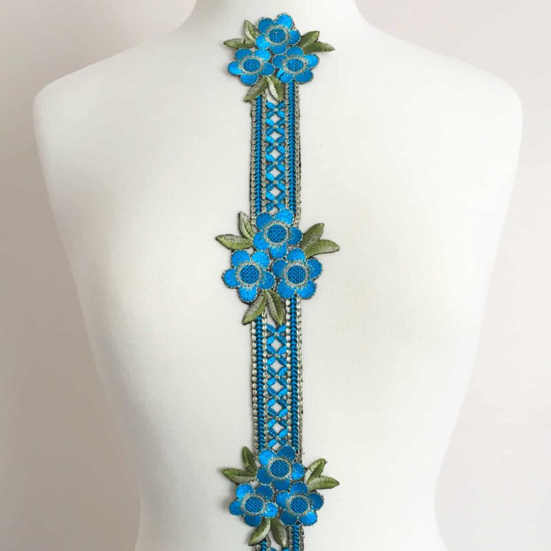 Embroidered Floral Band (Iron-On)