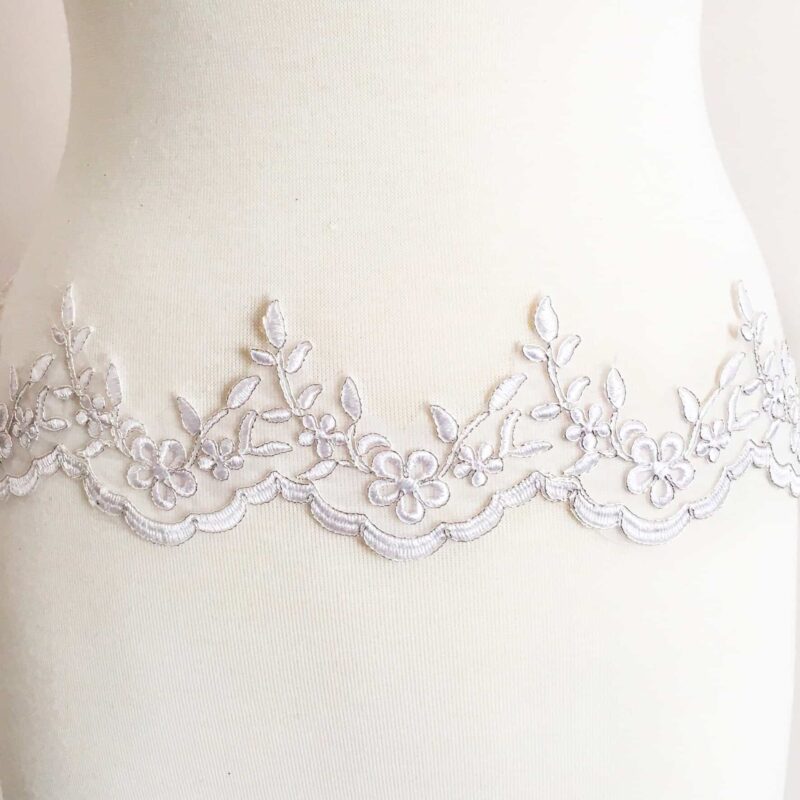 Cressida Scallop Organza Lace Trim Cressida Scallop Organza Lace Trim