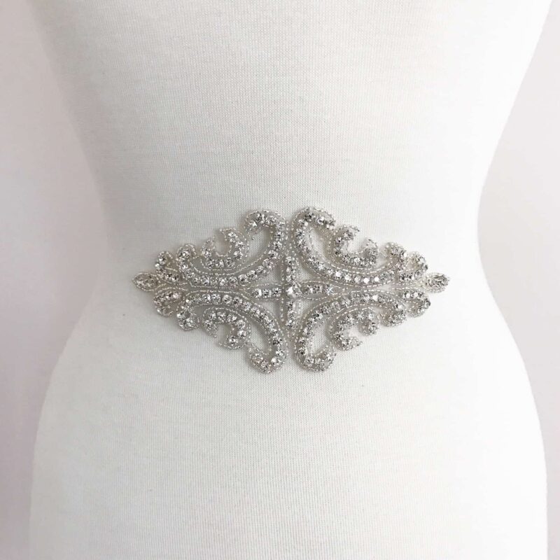 Large Rhinestone Emblem Applique Large Rhinestone Emblem Applique