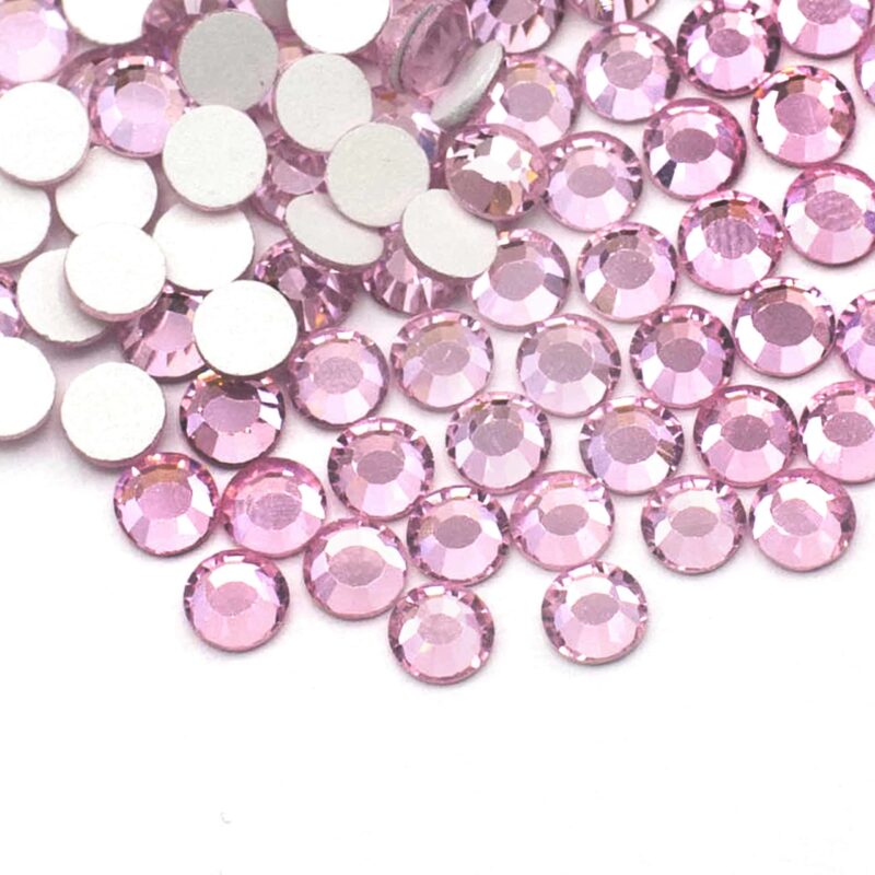 20 light rose 20 Premium Flatback Rhinestones (Light Rose) SS16,SS20,SS30