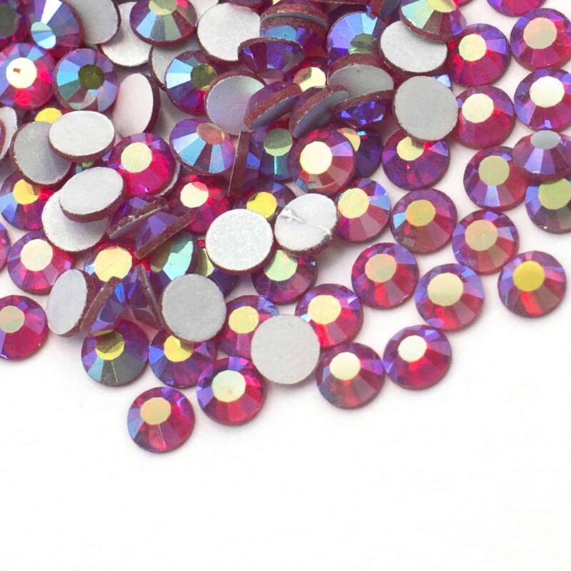 35 lt siam ab Premium Flatback Rhinestones (Light Siam AB) SS16,SS20,SS30