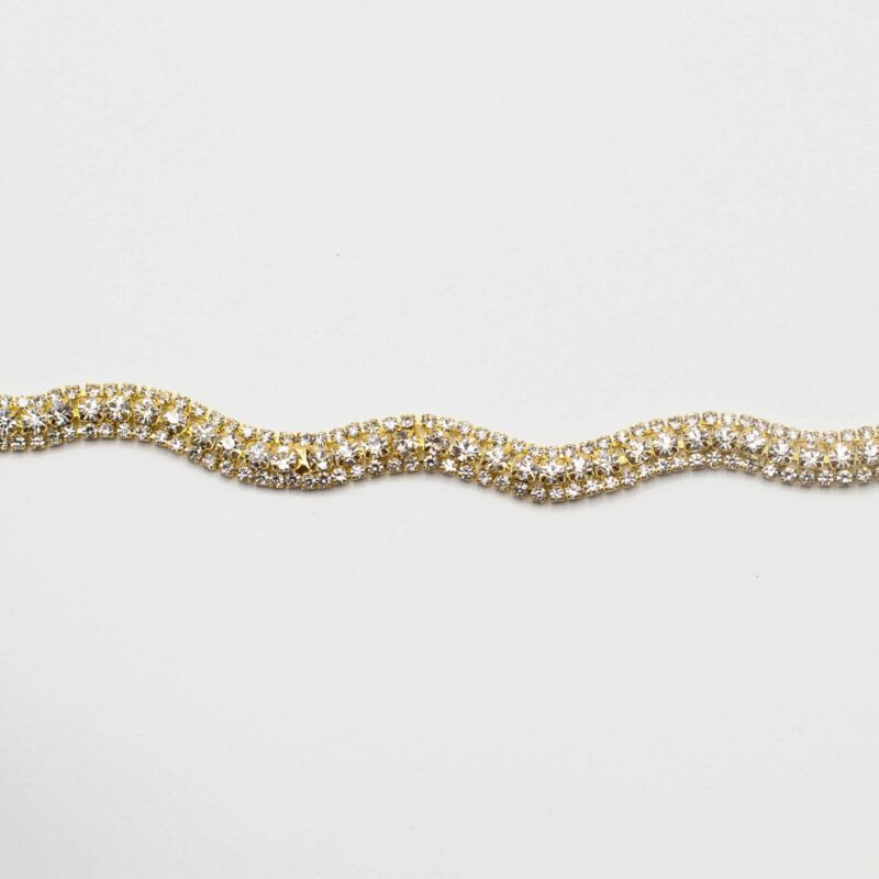 HF3191 GOLD Rhinestone Chain HF3191