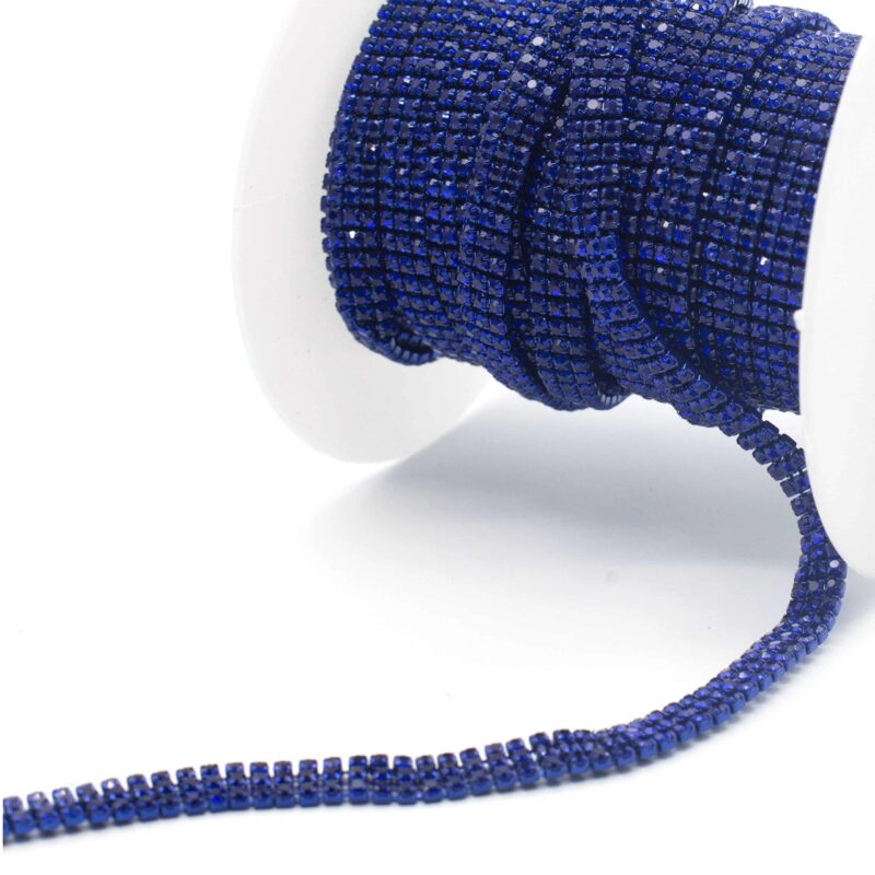 IMG_8502 3 Row Rhinestone Chain SS12