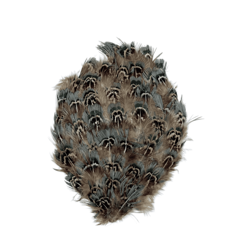 Green Almond Pheasant Feather Pad Natural Green Almond Ringneck Feather Pad