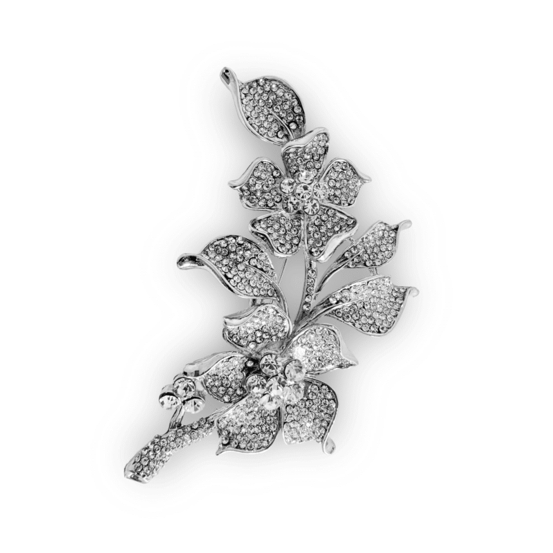 Fiora flower brooch Fiora Rhinestone Brooch