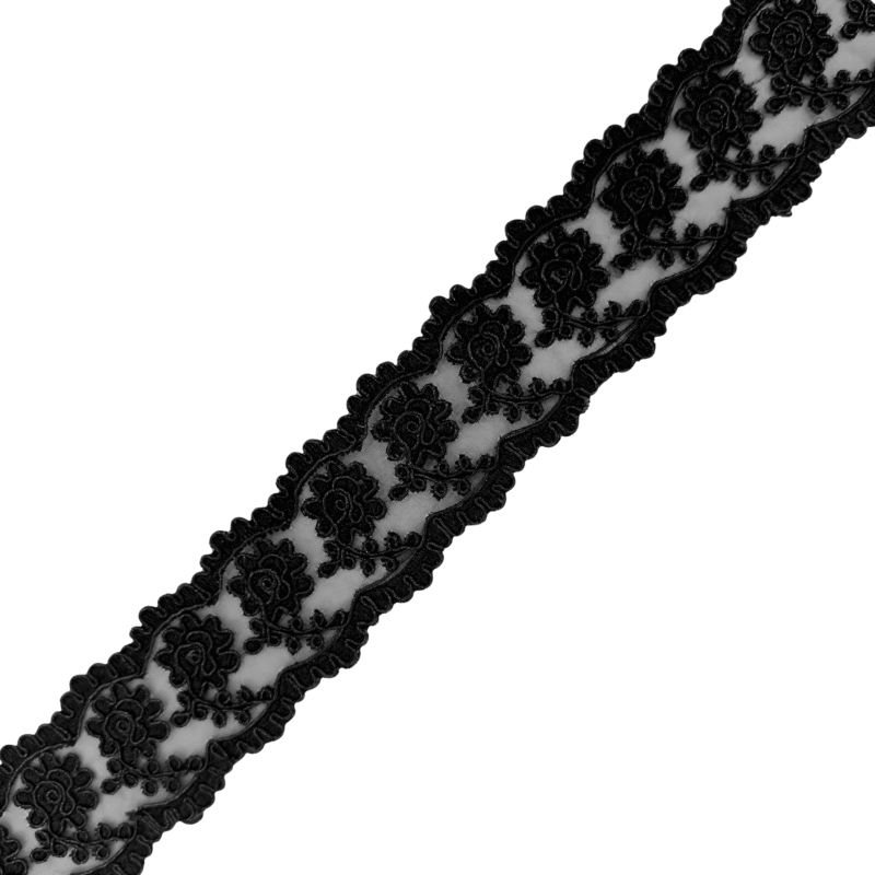 Fiori Reembroidered Lace Trim