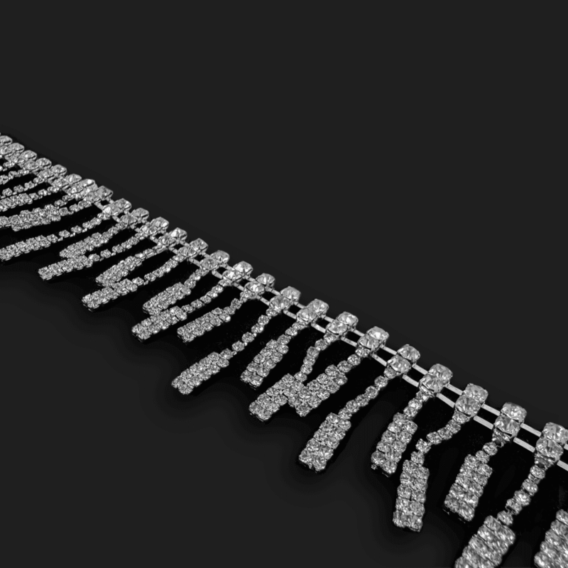 IMG_0390 Rhinestone Fringe Crystal Chain Trim