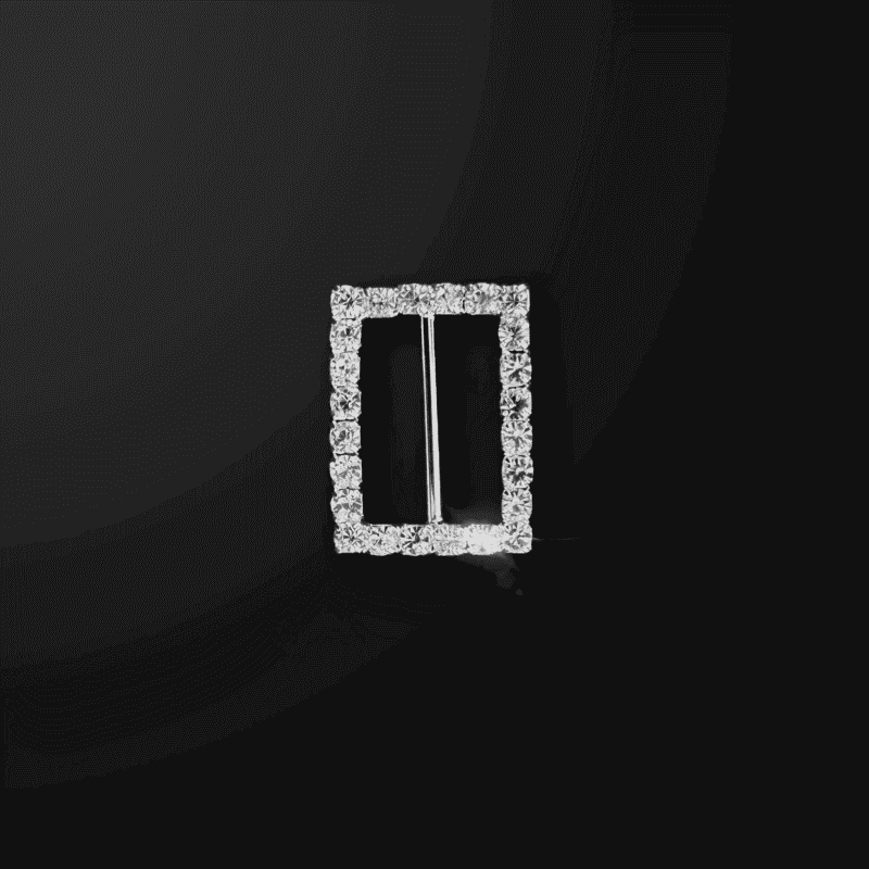 IMG_2598 Mini Rhinestone Buckle Slider – 1" (Set of 5)