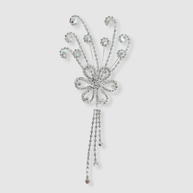 IMG_2749 Elegant Rhinestone Flower Brooch Pin