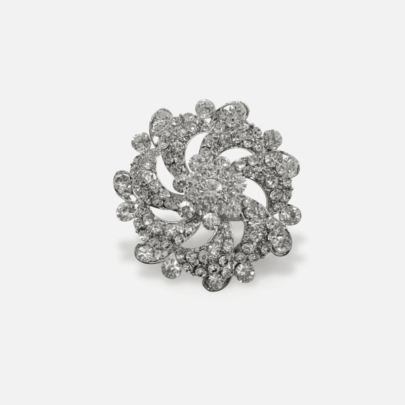 IMG_3034 Radiant Swirl Rhinestone Brooch
