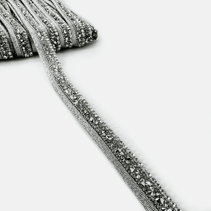 IMG_3394 Sparkling Glitter Iron-on Rhinestone Trim