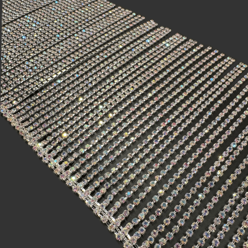 IMG_4097 Radiant Rhinestone Fringe Chain