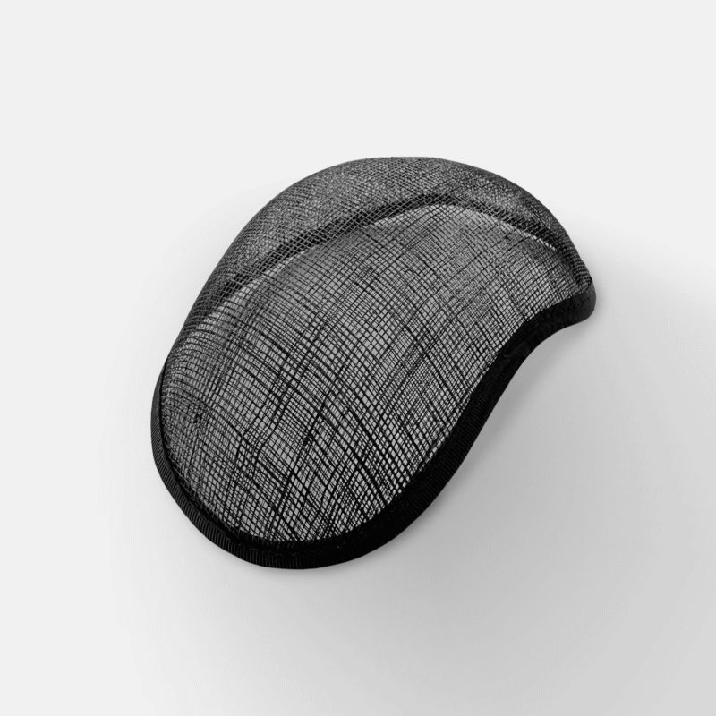 IMG_2118 Sinamay Kidney Shaped Fascinator Base