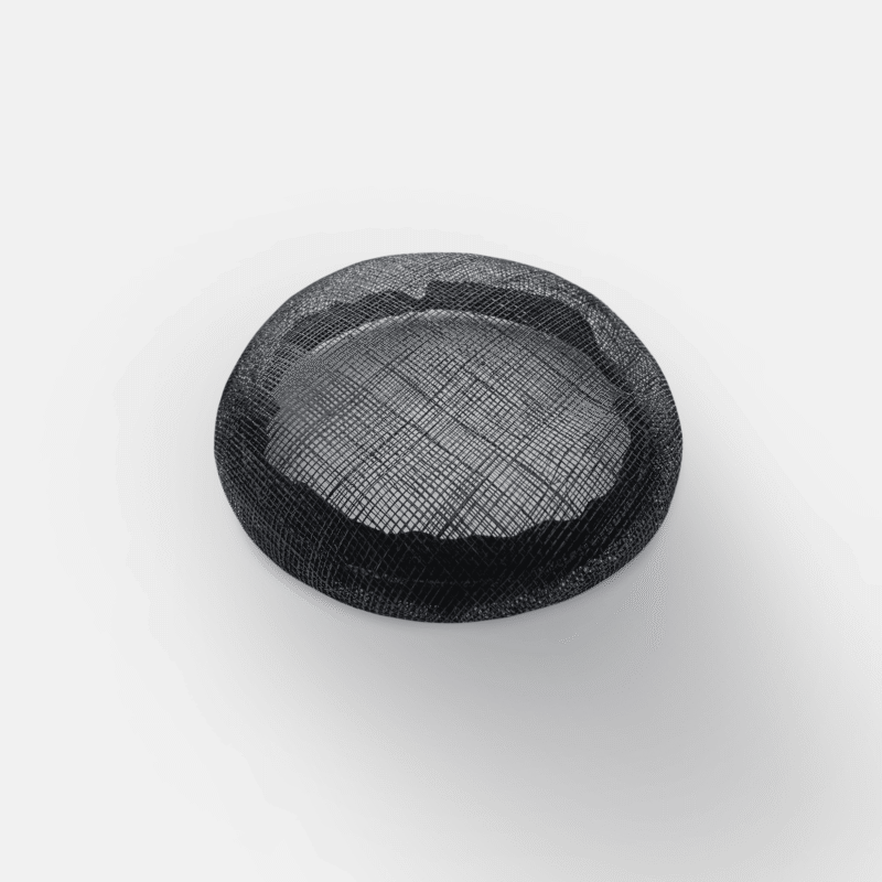 IMG_2135 Sinamay Smartie Shaped Round Fascinator Base