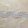 Embroidered Open Leaf Trim (Iron-On)