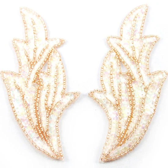 Matching Small Flame Sequin Applique