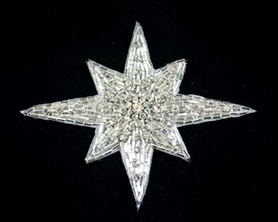 Sunburst Beads and Rhinestone Applique