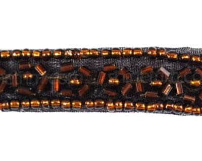 Narrow Beaded Cluster Band