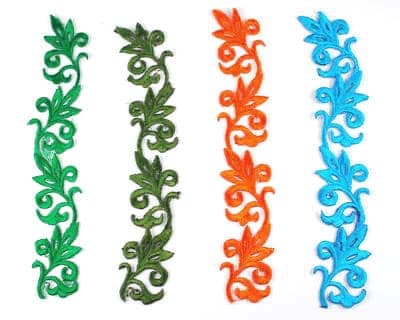 Leaf Scroll Applique (Bright Colors)