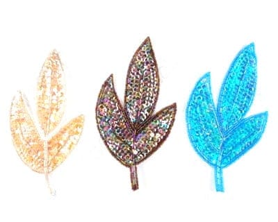 Medium Sequin Leaf (Iridescent Colors)