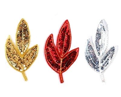 Medium Sequin Leaf (Metallic Colors)