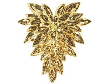 Large Sequin Leaf Chestpiece