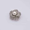 Petite Pearl Flower Brooch