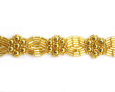 0.75 Gold Beaded Trim