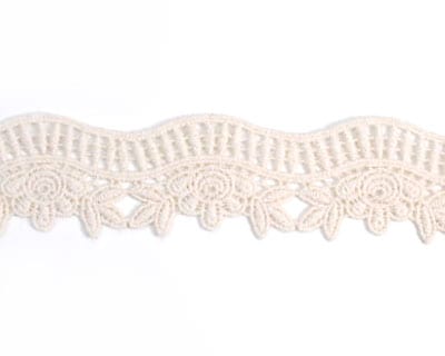 Beige Cotton Lace Trim