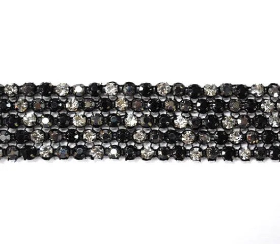 Dark Multi Rhinestone Band