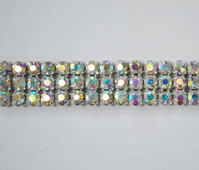 AB Rhinestone Banding (3 Line)