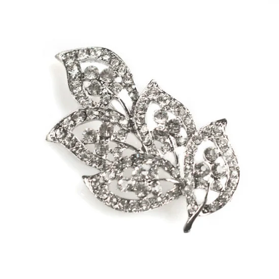 Five Leaves Leaf Brooch