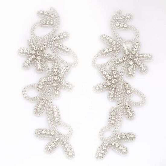 Flora Matching Rhinestone Applique Flora Matching Rhinestone Applique