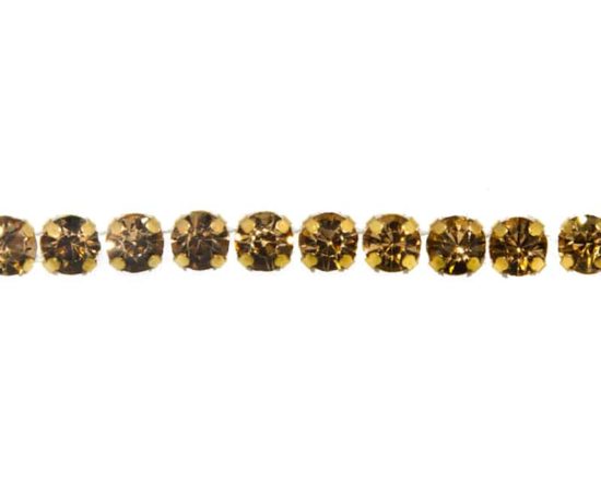 Topaz Rhinestone Banding (1 Row)