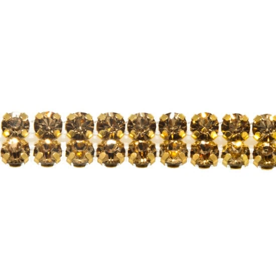 Topaz Rhinestone Banding (2 Row)