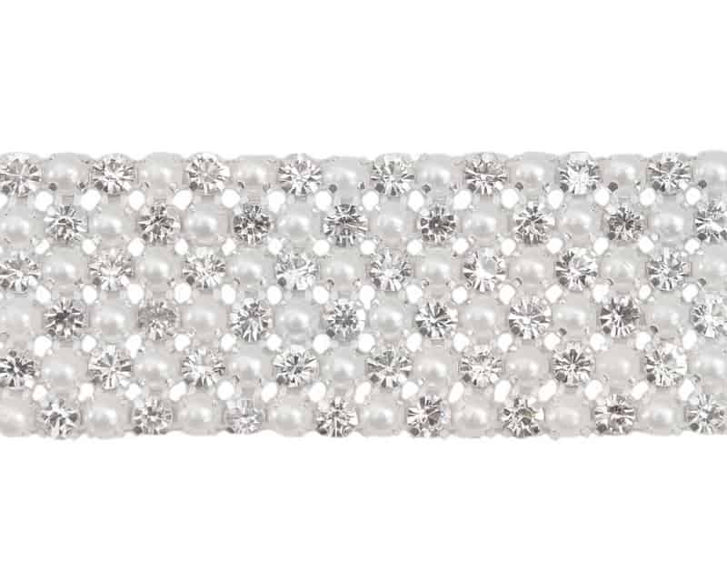 2-Row Rhinestone Banding Trim