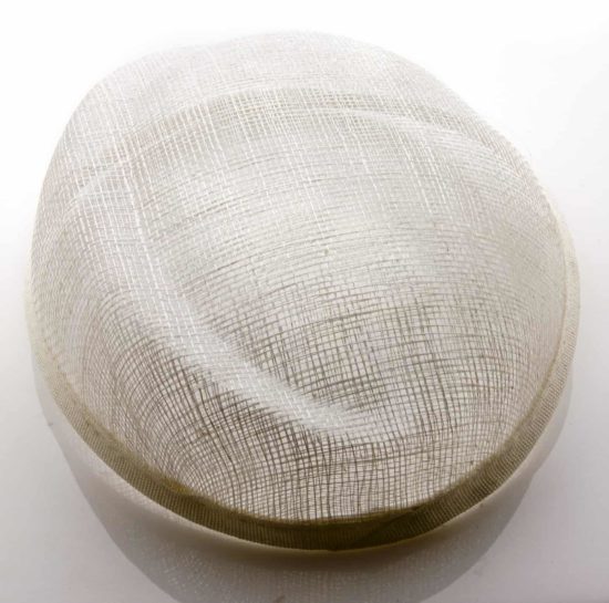 Sinamay Asymmetrical Pillbox Hat Base