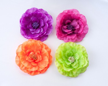 Camellia Brooch Pin (Brights)