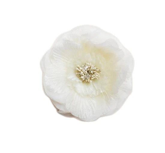 Soft Blossom with Rhinestone Accent