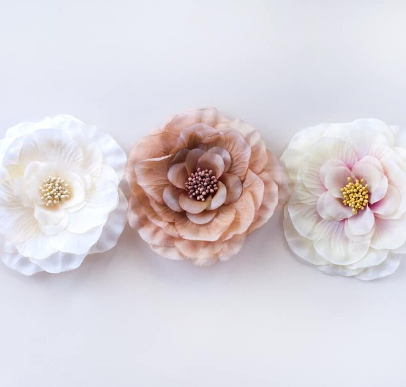 Camellia Brooch Pin (Neutrals) Camellia Brooch Pin (Neutrals)