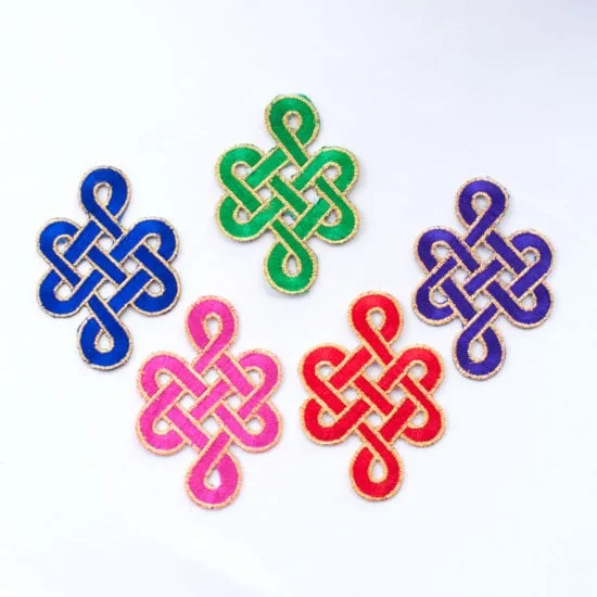 Embroidered Scroll (Bright Colors)