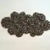 Loren Gunmetal Emblem Applique