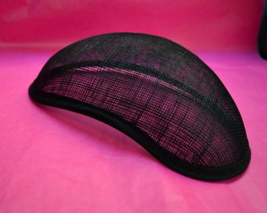 Sinamay Kidney Shaped Fascinator Base