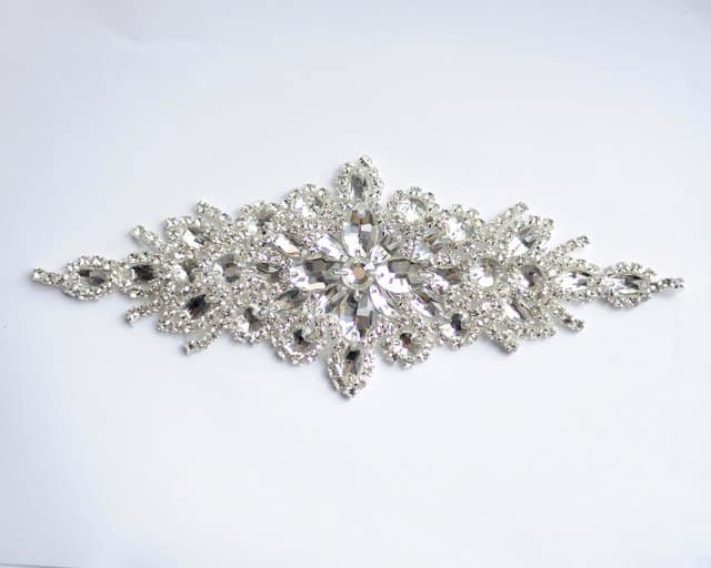 Crystal applique on sale
