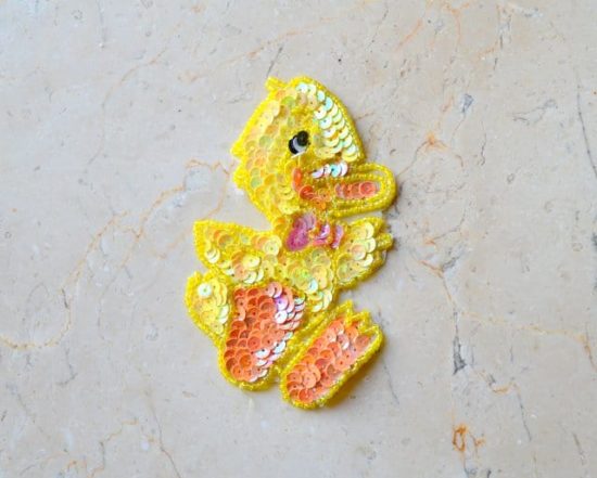 Little Duck Sequin Applique